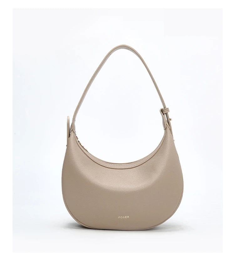 Bolsa – Modelo Meia-Lua, Estilo Crossbody, Elegante