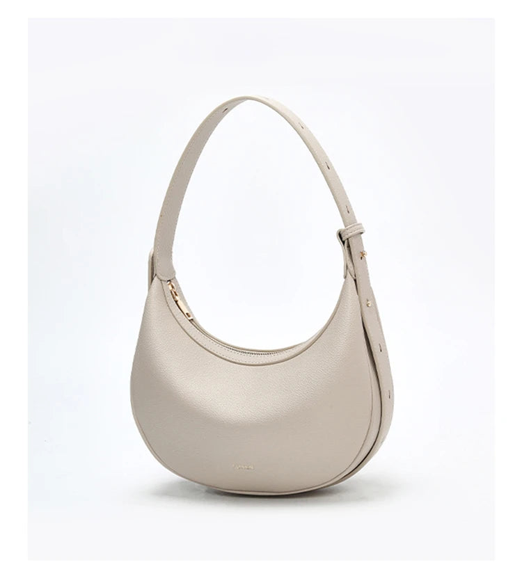 Bolsa – Modelo Meia-Lua, Estilo Crossbody, Elegante
