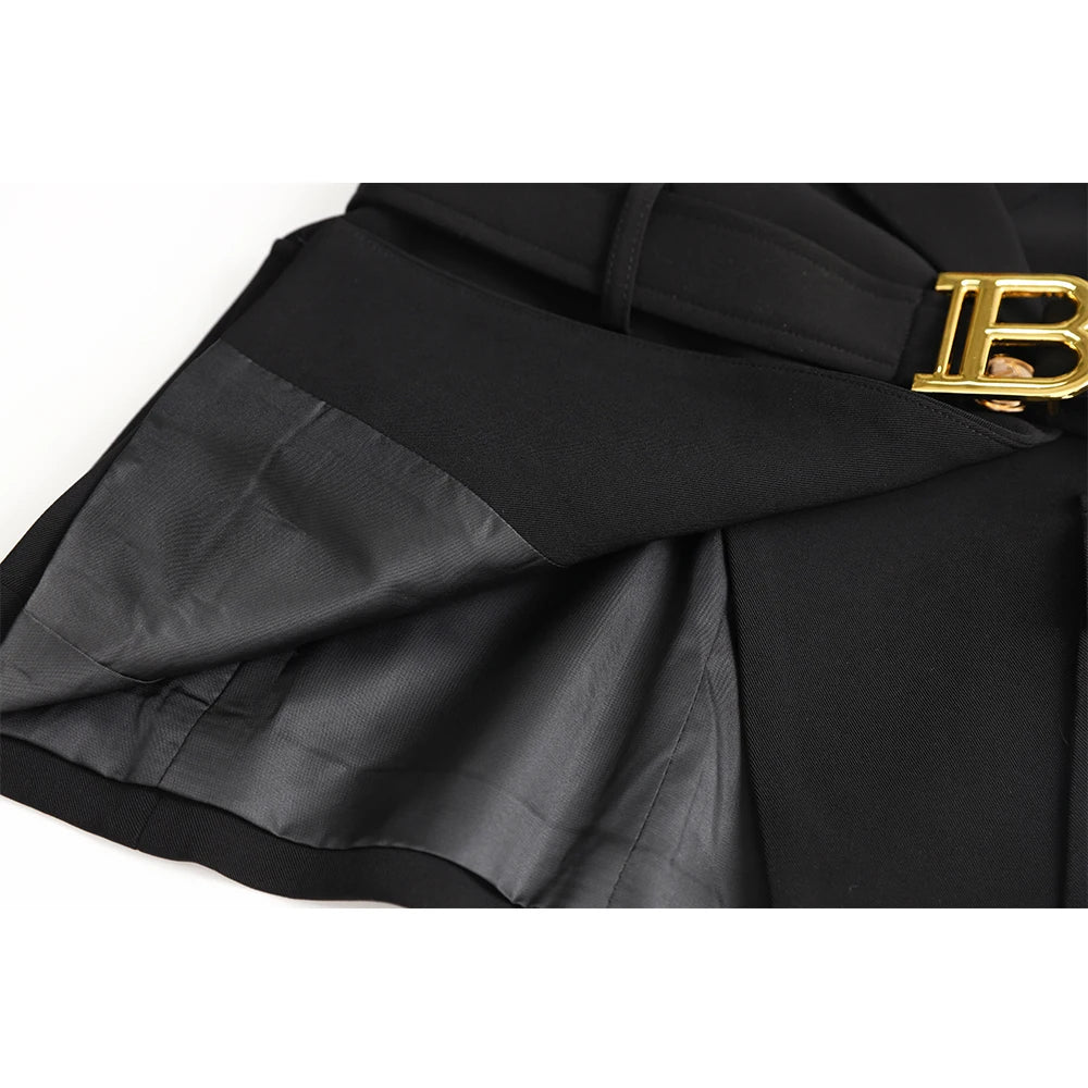 Blazer Com Cinto B - Alfaiataria Luxo