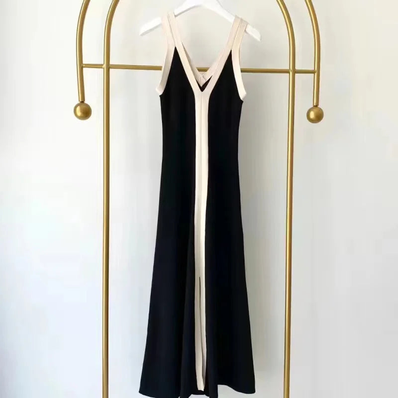 Vestido midi Duo Tricô Novidade