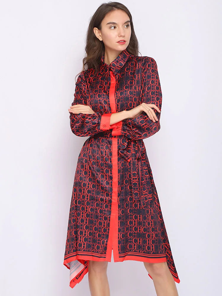 Vestido Estampa Lenço CHCH - Novidade