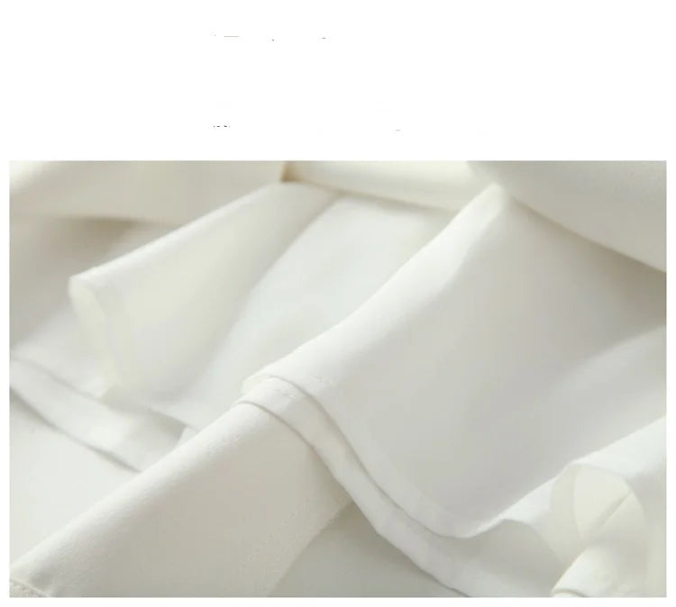 Saia Midi com bolsos alfaiataria