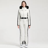 Macacão de Esqui Feminino GSOU SNOW – Peça Única, Acolchoado, Impermeável, Respirável e à Prova de Vento