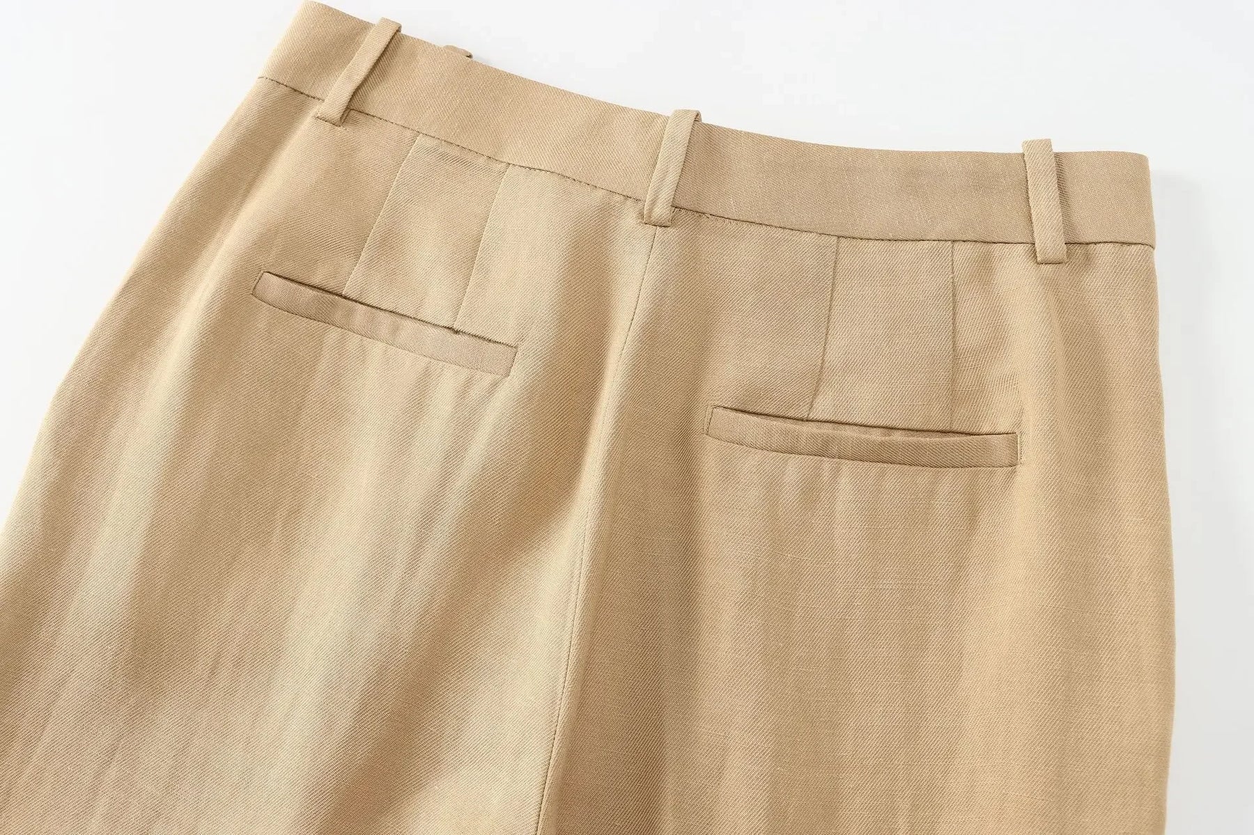 Calça Reta – Linho Premium, Elegante e Confortável