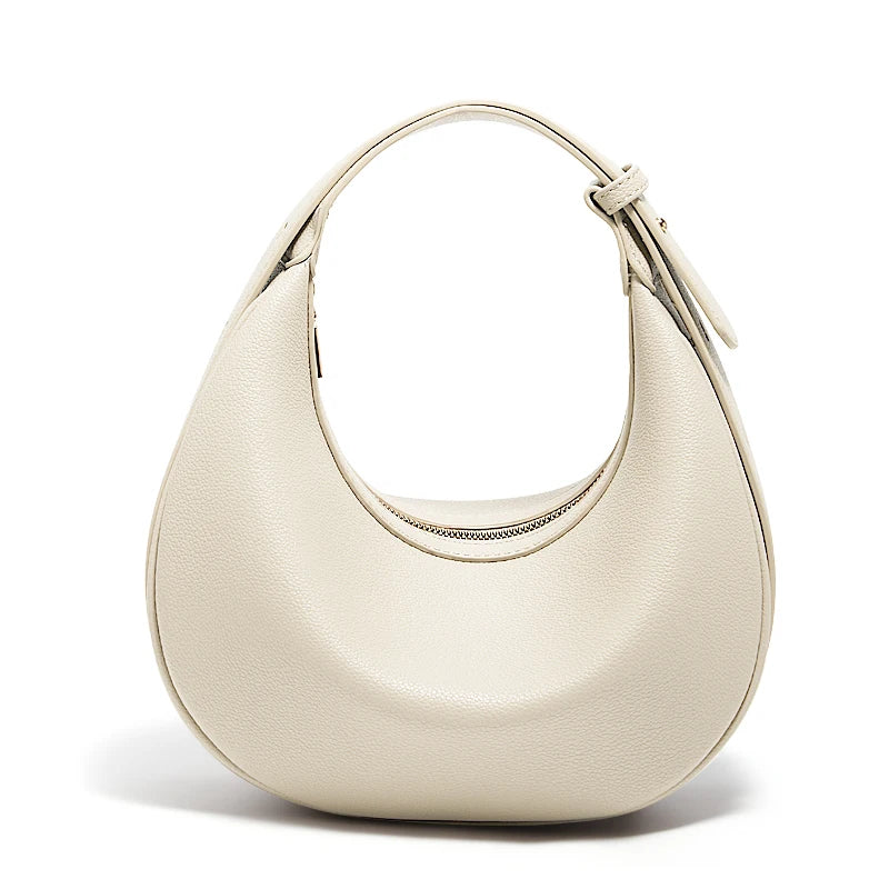 Bolsa – Modelo Meia-Lua, Estilo Crossbody, Elegante