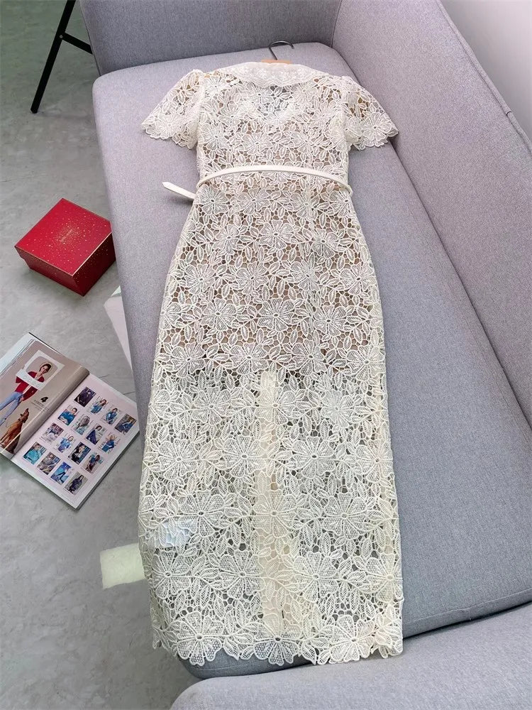 Vestido Sofisticado Renda - Luxo