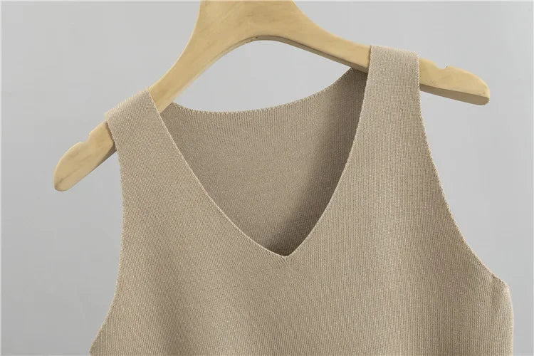 Conjunto Tres Peças Tricô - Novidade