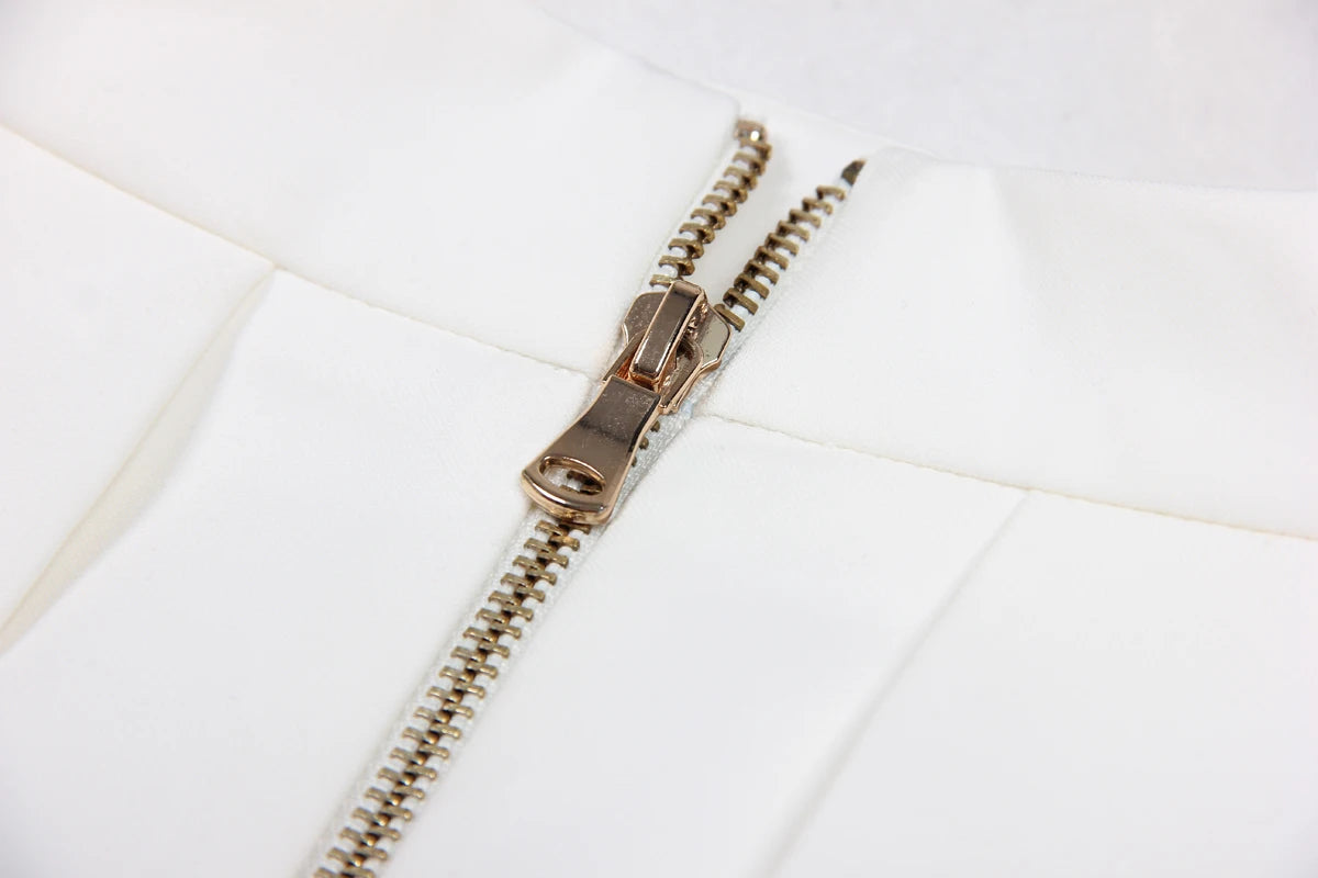 Conjunto Saia E top Alfaiataria Alta Costura