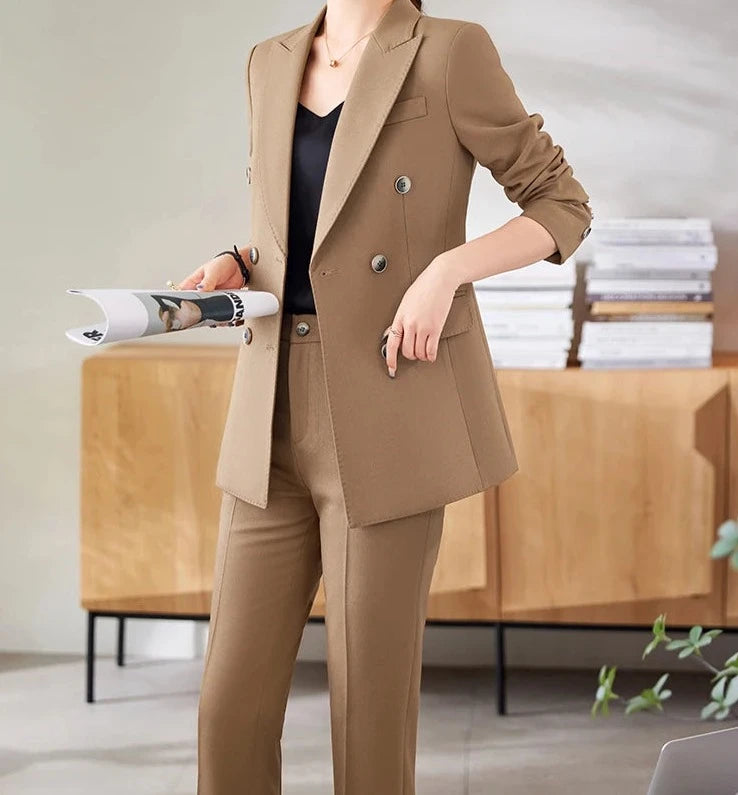 Conjunto Alfaiataria botões duplo elegante