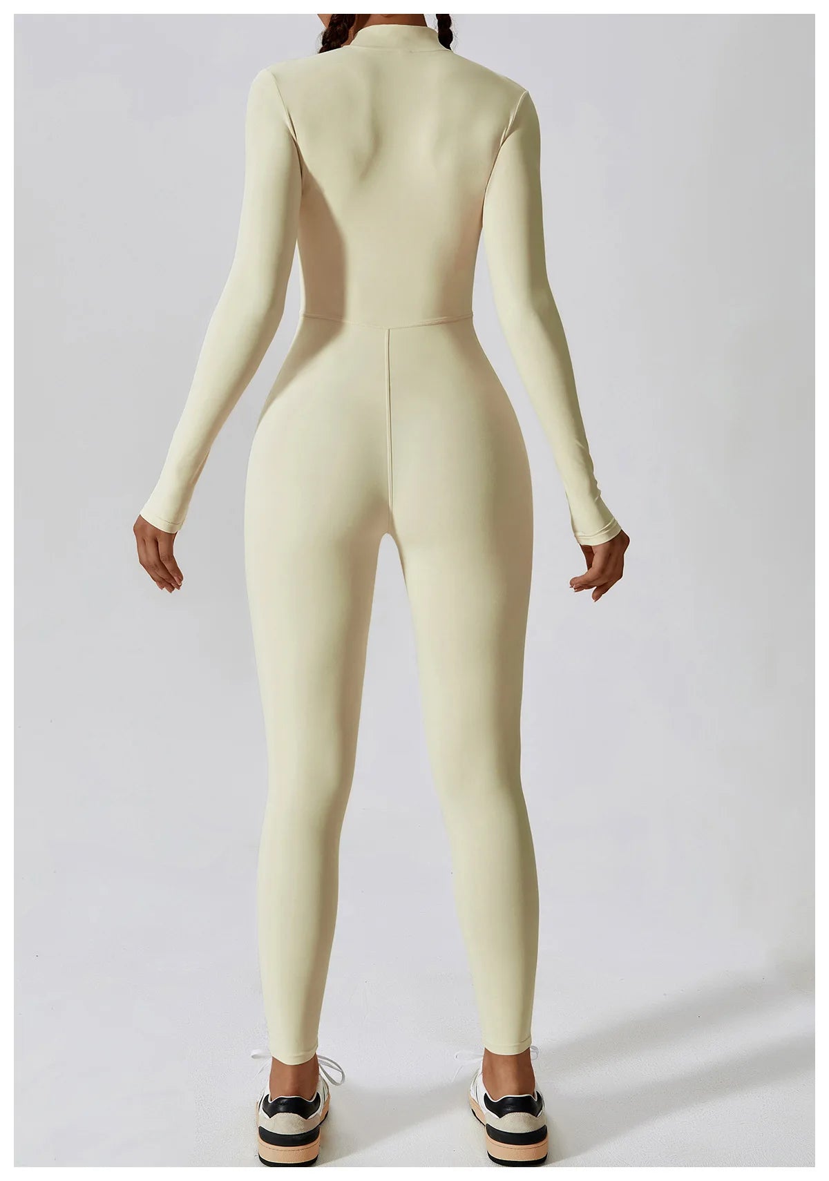 Macacão sem costura outerwear alta elasticidade