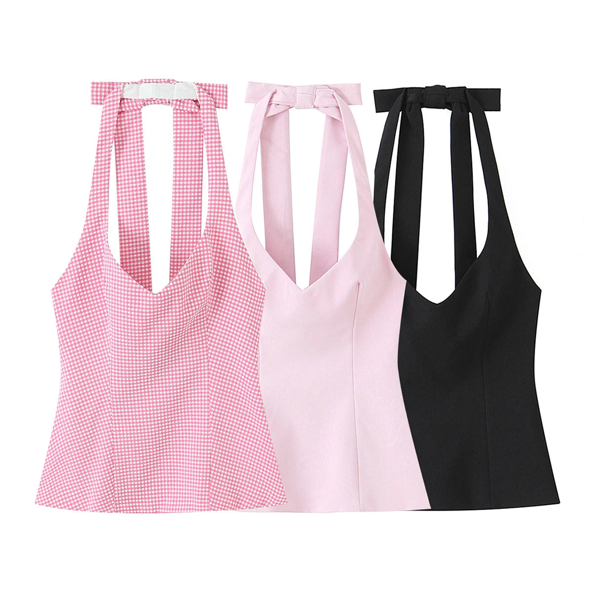 Top Halter com Laço nas Costas