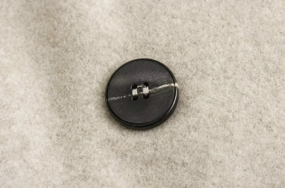 Sobretudo Lã Batida - Elegante com bolsos