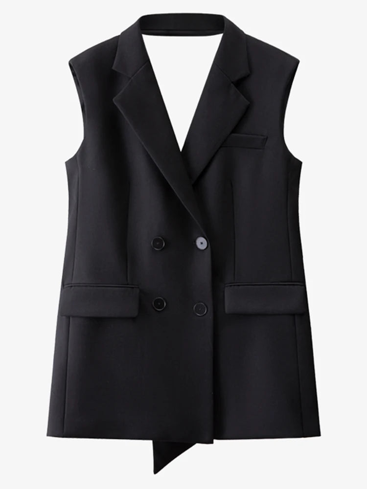Vestido Com Laço Costas - Estruturado Alfaiataria