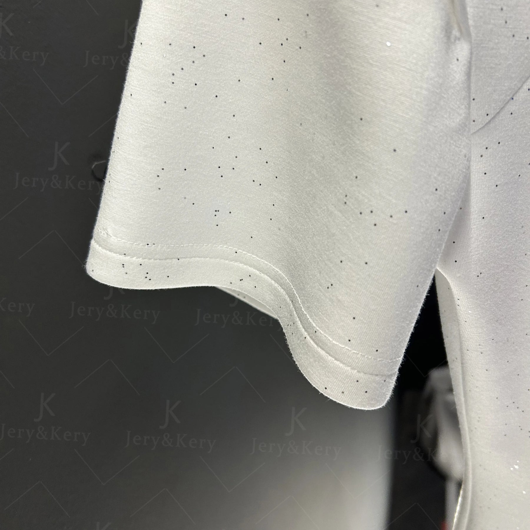 T-shirt Bordada Con detalhes - algodão