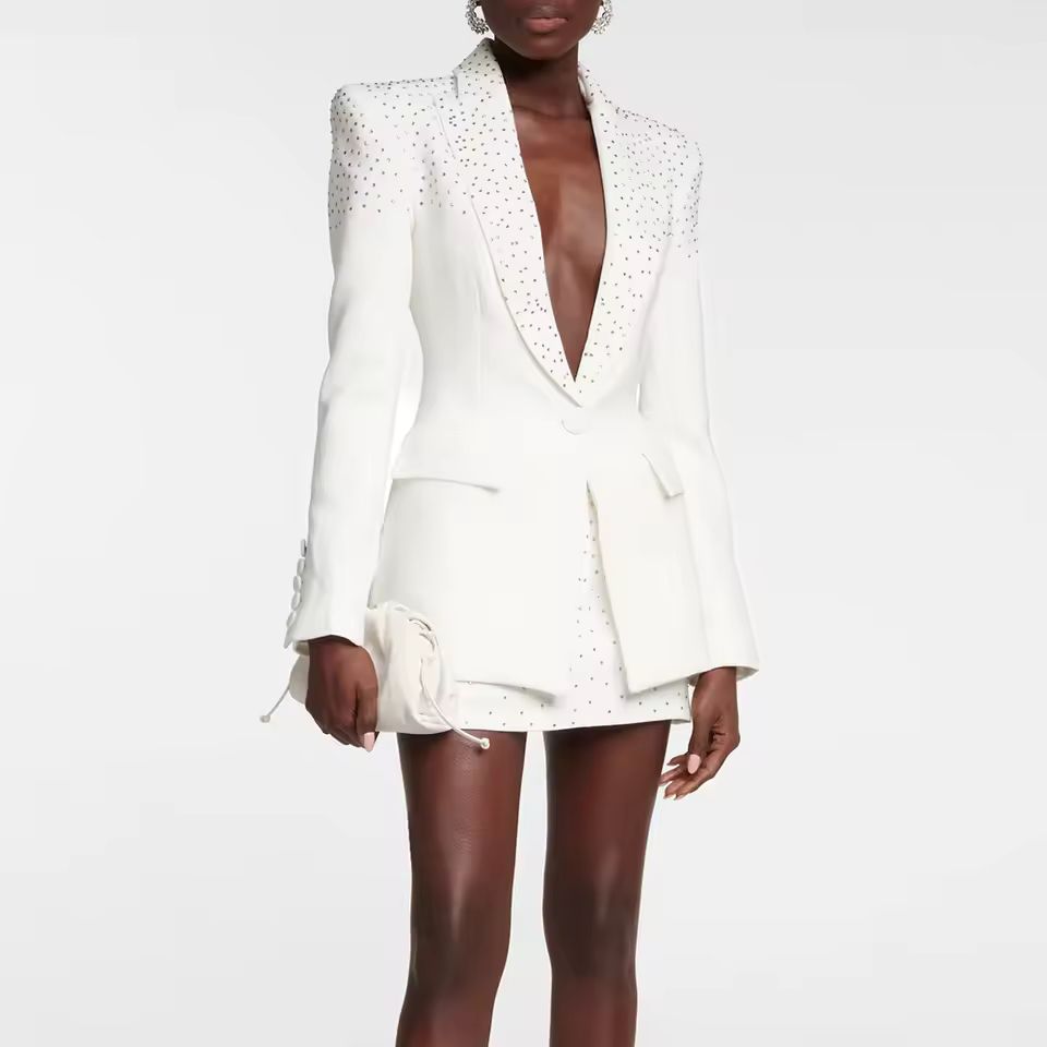 Blazer Alfaiataria Luxo Cristal