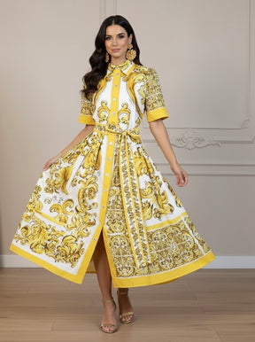 Vestido Estampa DG - Novidade