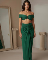 Conjunto 3 Peças - Biquini + Saia - Elegância