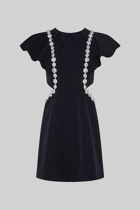 Vestido Elegante com Detalhes em Strass