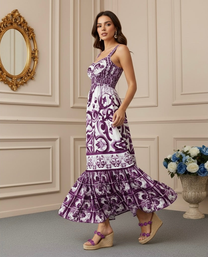 Vestido Estampa Dolce - DG Elegante