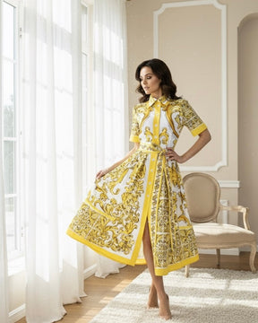 Vestido Estampa DG - Novidade