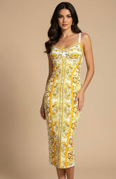 Vestido Estampa DG - luxo novidade