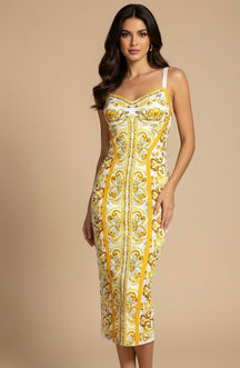 Vestido Estampa DG - luxo novidade