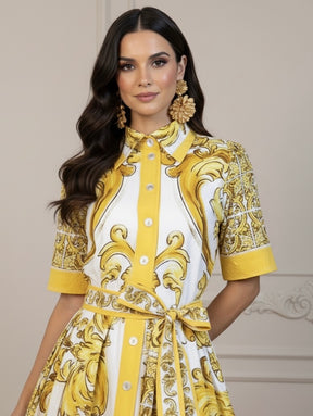 Vestido Estampa DG - Novidade