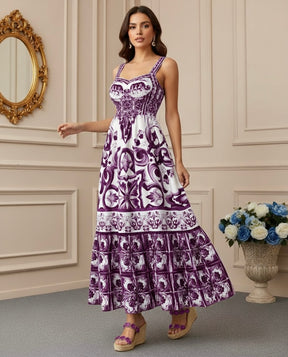 Vestido Estampa Dolce - DG Elegante