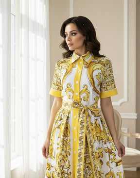 Vestido Estampa DG - Novidade