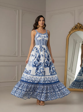 Vestido Estampa Dolce - Elegante