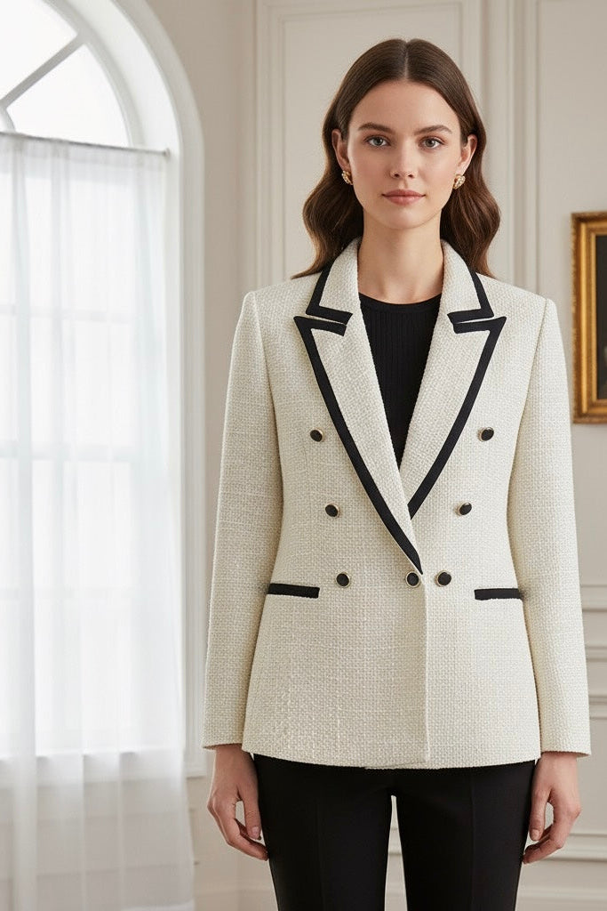 Blazer Tweed alfaiataria - luxo