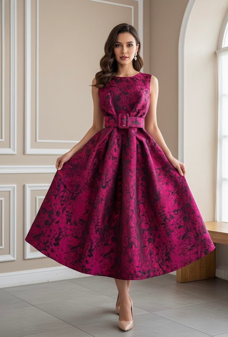 Vestido Floral Vintage - Estilo e Sofisticação