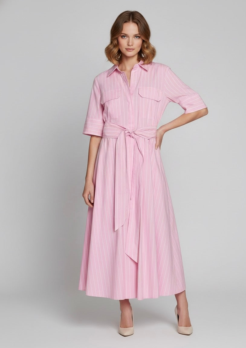 Vestido Belle com Laço na Cintura - Elegância e Sofisticação