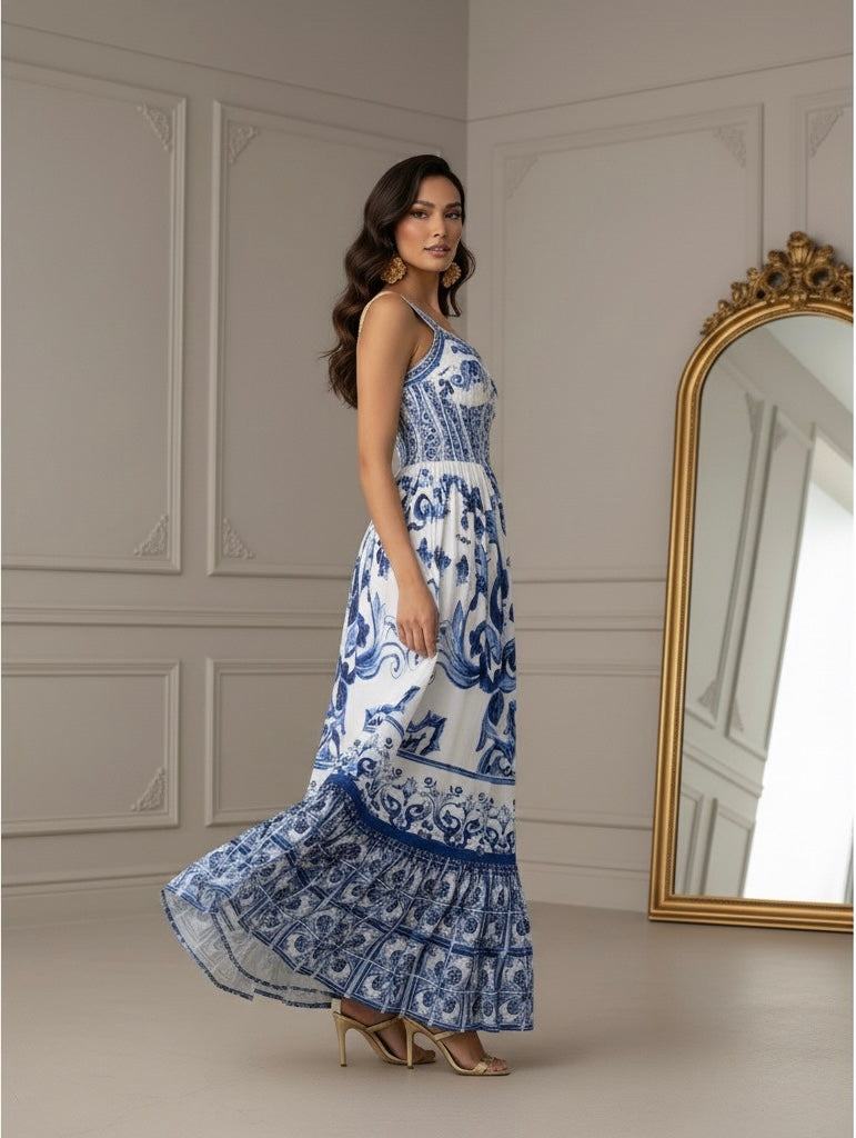 Vestido Estampa Dolce - Elegante