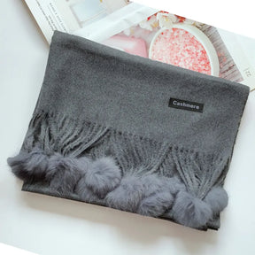 Cachecol grande em cashmere - Novidade