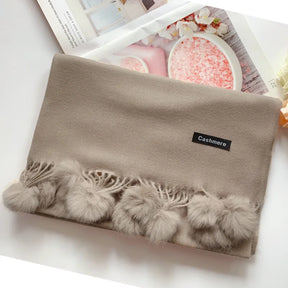 Cachecol grande em cashmere - Novidade