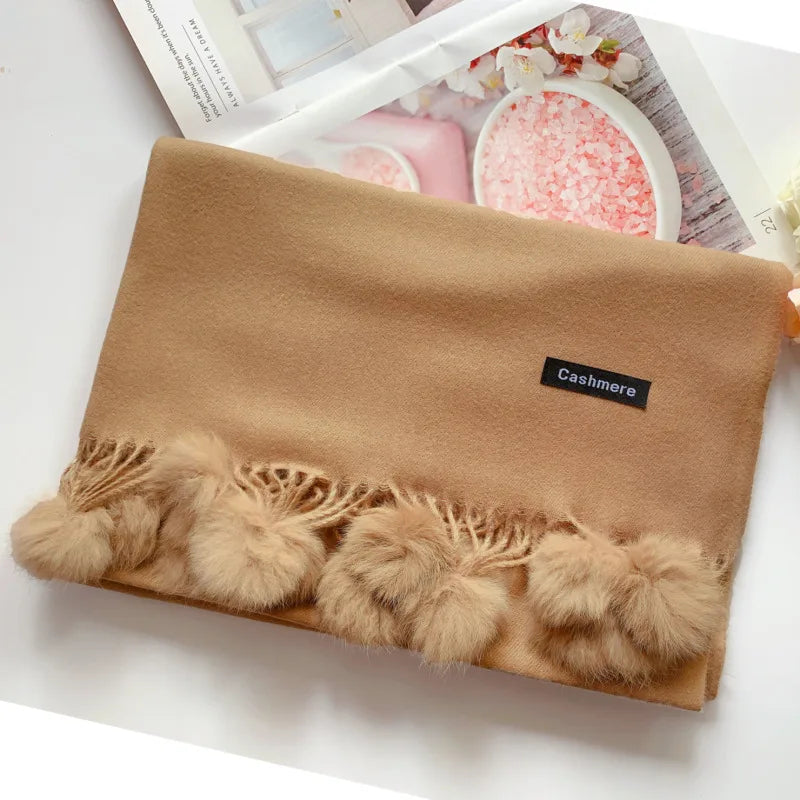 Cachecol grande em cashmere - Novidade