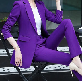 Conjunto Alfaiataria Blazer e Calça - com cinto