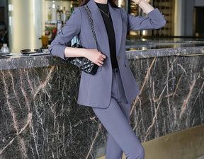 Conjunto Alfaiataria Blazer e Calça - com cinto