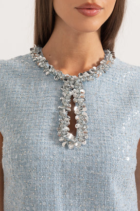 Vestido Luxo Bordado - Novidade