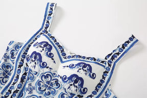 Vestido Estampa Dolce - Elegante