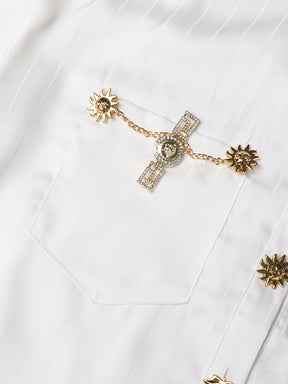 Camisa Com detalhes - Alta Moda