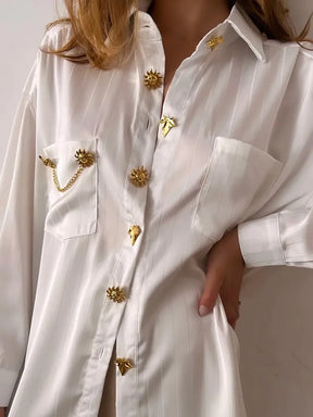 Camisa Com detalhes - Alta Moda
