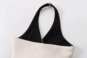 Top Estruturado com Meio Laço – Elegância Moderna em Corset