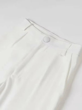 Conjunto Feminino Elegante com Blazer e Calça de Cintura Alta