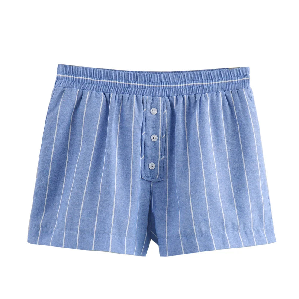 Conjunto camisa e shorts Listrado - Novidade
