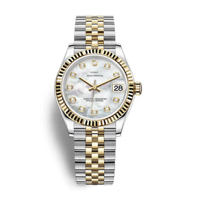 Relógio Feminino – Luxo Fashion, Quartzo, Aço, Com Strass