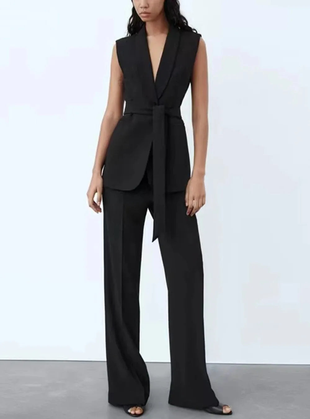 Calça/colete crossover Alfaiataria