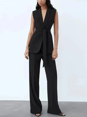 Calça/colete crossover Alfaiataria