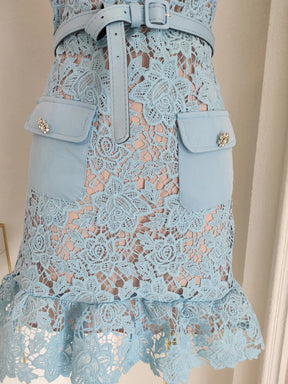 Vestido Renda Luxo - com cinto